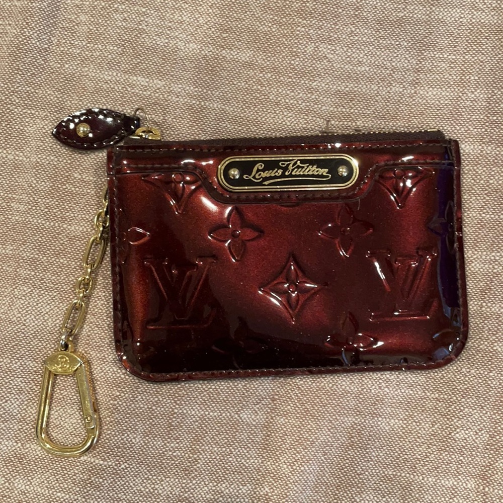 Louis Vuitton cardholder/coin purse - burgundy